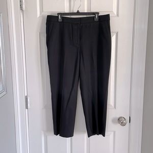J. Crew Black cropped dress pant — Size 12